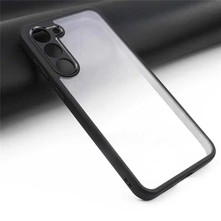 Pour Samsung Galaxy S23+ Clear Phone Cover Soft TPU + Hard PC Transparent Phone Case Shell