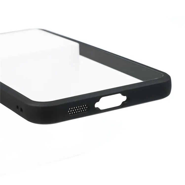 Pour Samsung Galaxy S23+ Clear Phone Cover Soft TPU + Hard PC Transparent Phone Case Shell