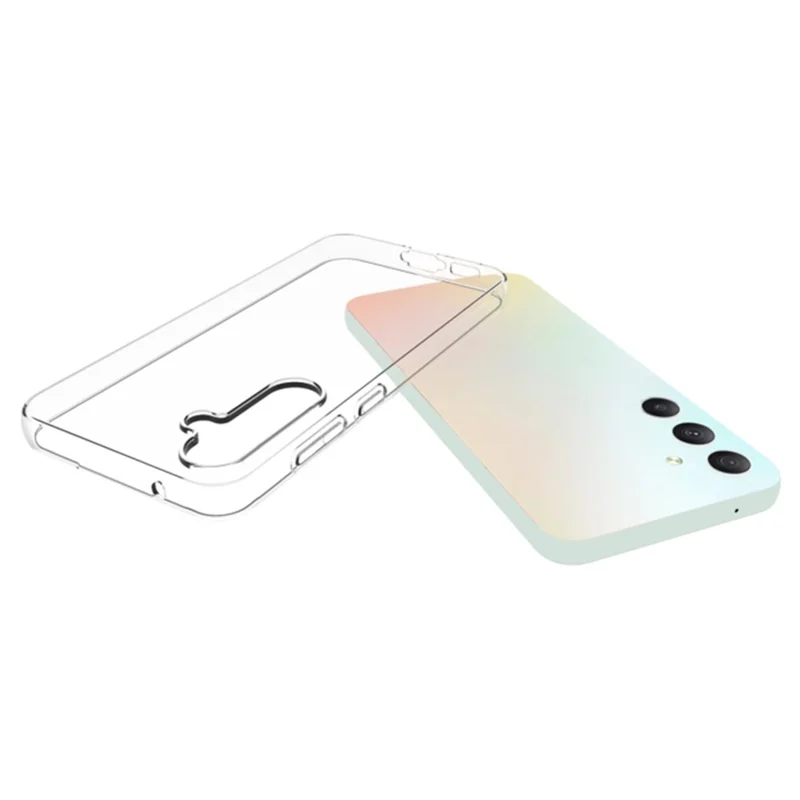 For Samsung Galaxy S23 FE Watermark-Free Phone TPU Case Transparent Glossy Phone Cover