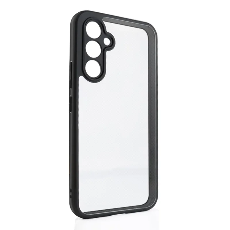 For Samsung Galaxy A54 5G Clear Phone Shell TPU + Hard PC Transparent Anti-Fingerprint Cell Phone Case
