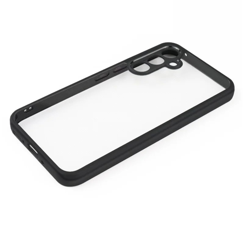 For Samsung Galaxy A54 5G Clear Phone Shell TPU + Hard PC Transparent Anti-Fingerprint Cell Phone Case