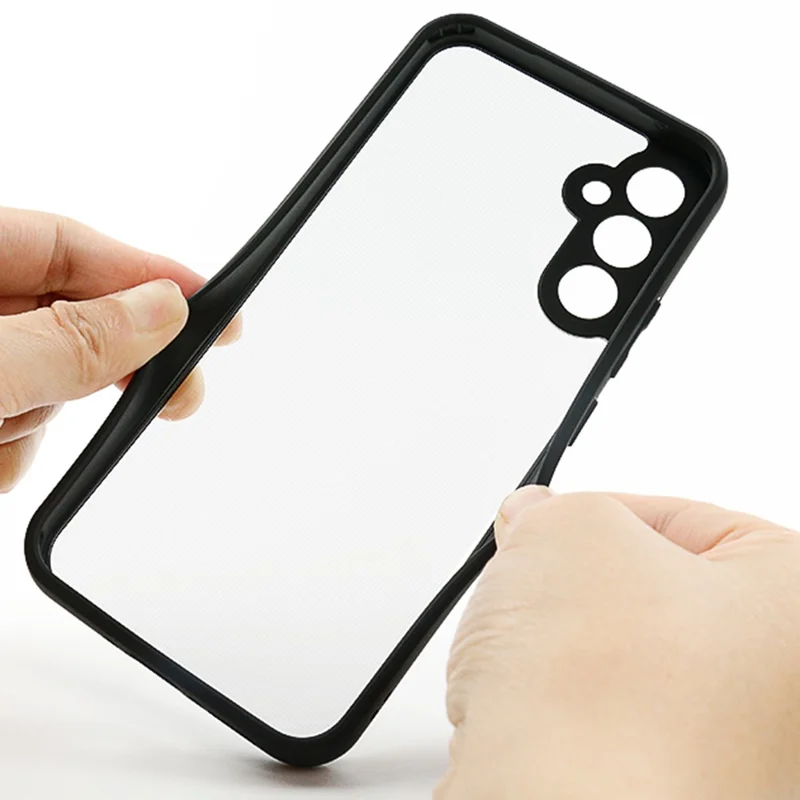 For Samsung Galaxy A34 5G Lightweight Transparent Phone Cover TPU + Hard PC Mobile Phone Case