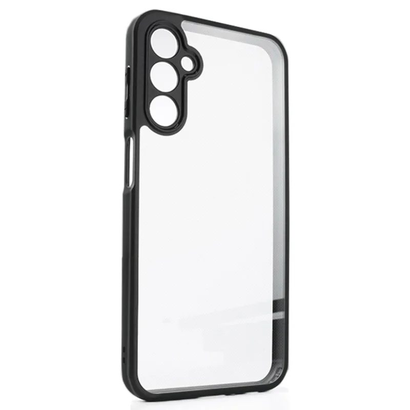 For Samsung Galaxy A24 4G (162.1 x 77.6 x 8.3mm) Slim-Fit Phone Cover Anti-Dust TPU + Hard PC Transparent Phone Case