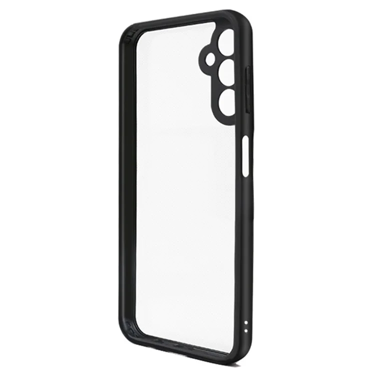 Capa de Telefone Transparente para Samsung Galaxy A14 4G / 5G, Capa de Telefone Anti-Poeira Flexível TPU + Carcaça de PC Rígida