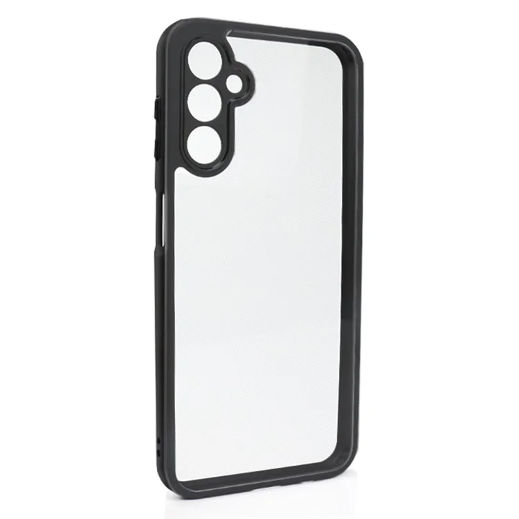 Capa de Telefone Transparente para Samsung Galaxy A14 4G / 5G, Capa de Telefone Anti-Poeira Flexível TPU + Carcaça de PC Rígida