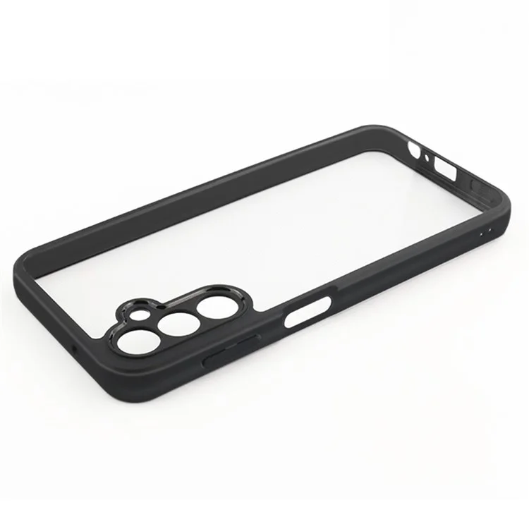 Capa de Telefone Transparente para Samsung Galaxy A14 4G / 5G, Capa de Telefone Anti-Poeira Flexível TPU + Carcaça de PC Rígida