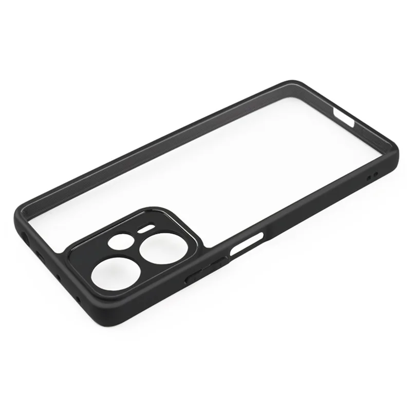 Til Xiaomi Redmi Note 12 Turbo / Poco F5 5G Anti-støv Telefonbeskyttelse TPU + Hård PC Transparent Telefoncase