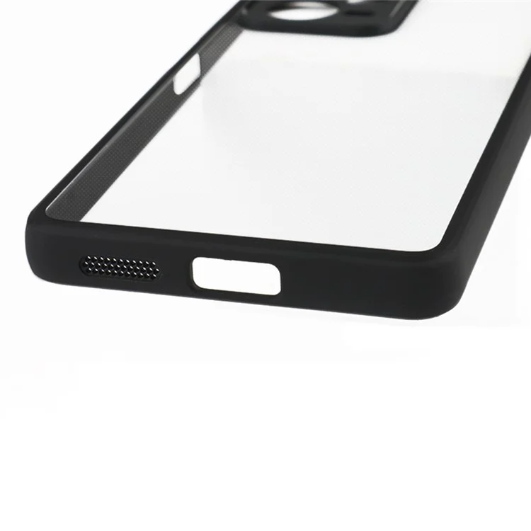 For Xiaomi Redmi Note 12 Pro+ 5G Transparent Cell Phone Case Flexible TPU + Hard PC Mobile Phone Case