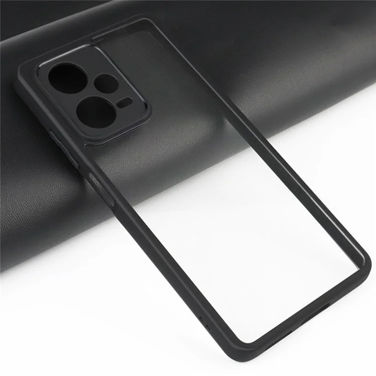 For Xiaomi Redmi Note 12 Pro+ 5G Transparent Cell Phone Case Flexible TPU + Hard PC Mobile Phone Case