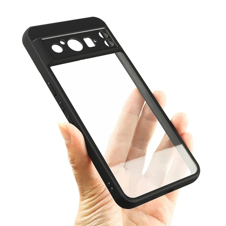 For Google Pixel 8 Pro Anti-scratch PC + TPU Case Transparent Cell Phone Cover