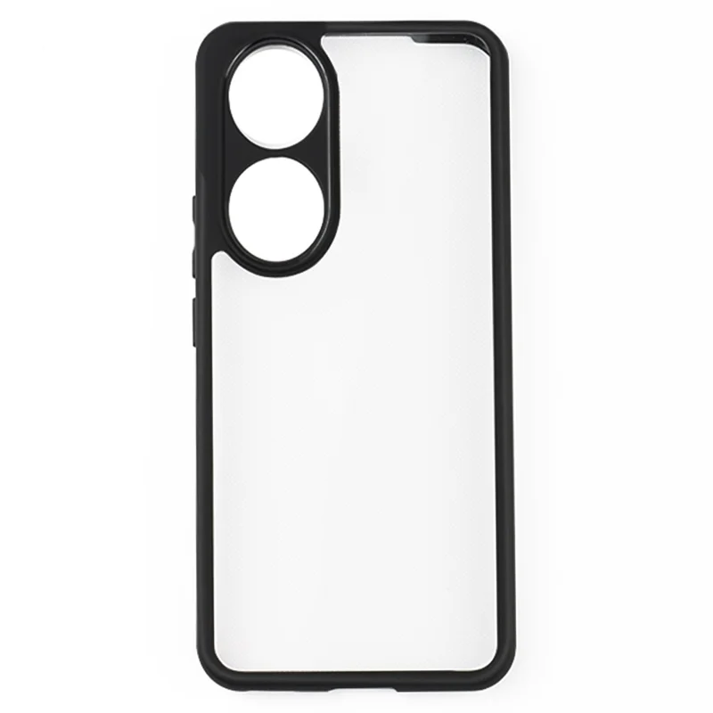 For Honor 90 Anti-Dust Phone Cover Flexible TPU + Hard PC Transparent Cell Phone Case