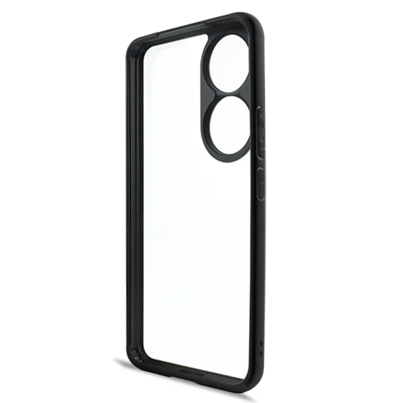 For Honor 90 Anti-Dust Phone Cover Flexible TPU + Hard PC Transparent Cell Phone Case