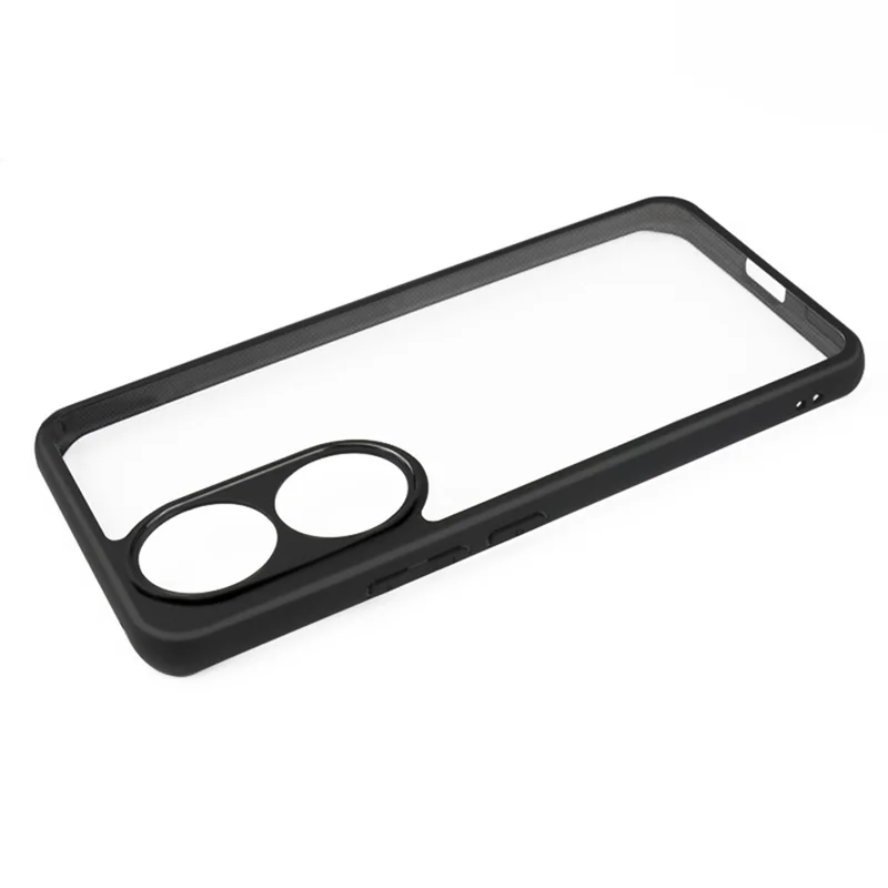 For Honor 90 Anti-Dust Phone Cover Flexible TPU + Hard PC Transparent Cell Phone Case