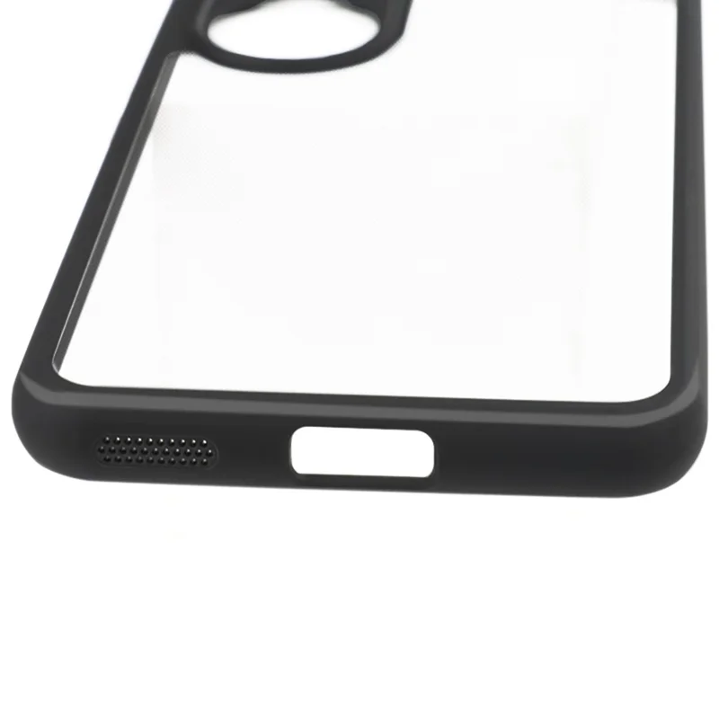 For Honor 90 Anti-Dust Phone Cover Flexible TPU + Hard PC Transparent Cell Phone Case