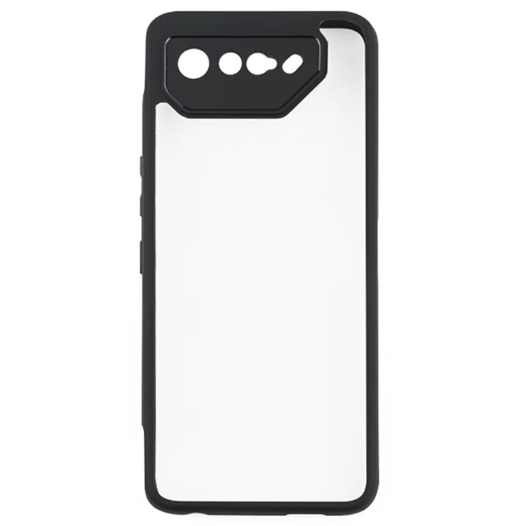 Carcasa del teléfono móvil Asus ROG Phone 7 5G, transparente, anti-polvo, flexible TPU + PC duro