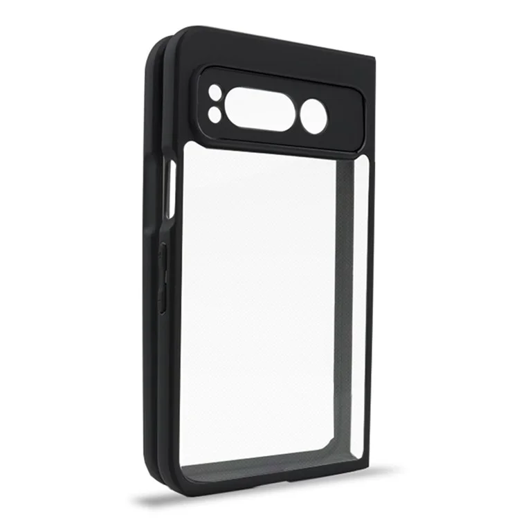 For Google Pixel Fold Transparent PC + TPU Phone Case Drop-proof Phone Cover