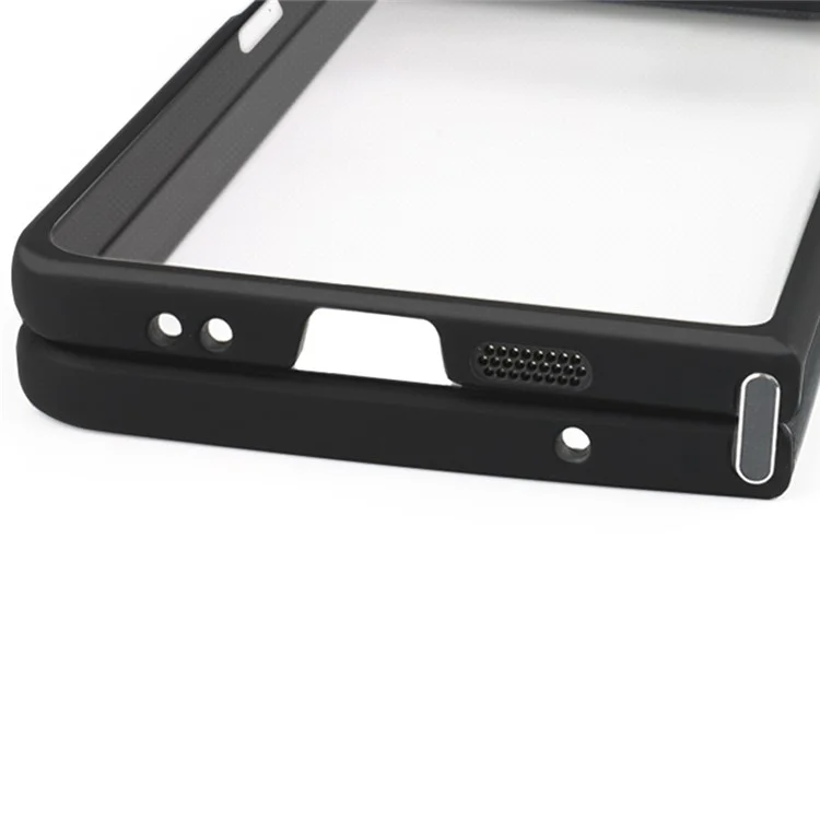 For Google Pixel Fold Transparent PC + TPU Phone Case Drop-proof Phone Cover