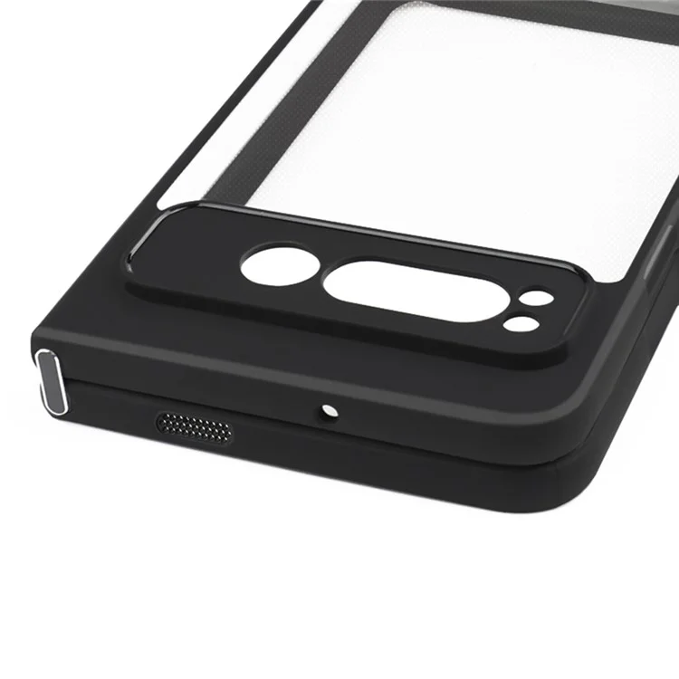 For Google Pixel Fold Transparent PC + TPU Phone Case Drop-proof Phone Cover