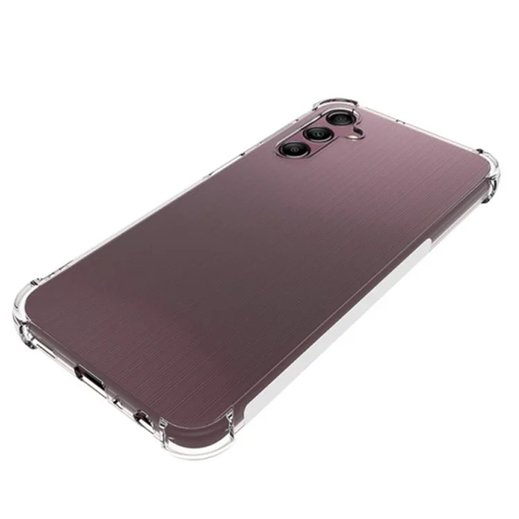 Для Samsung Galaxy A25 5G (Global) (161.0 x 76.5 x 8.3 мм) прозрачный чехол, противоскользящий TPU-чехол, противоударный чехол для телефона