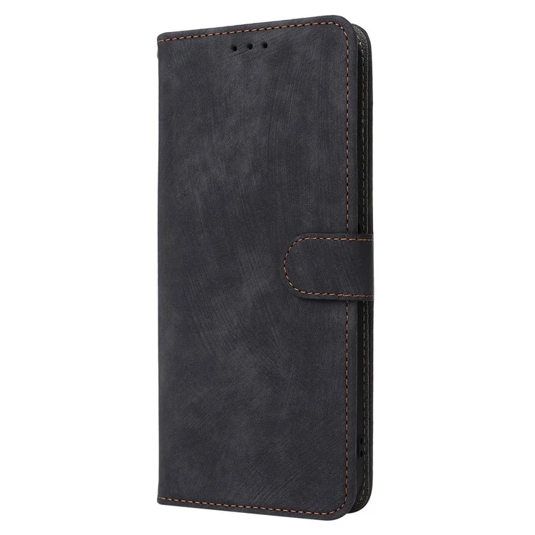 Para Oppo Reno10 5G CPH2531 (Global) / Reno10 Pro 5G CPH2525 (Global) Funda a prueba de golpes Bloqueo RFID Funda de cartera de cuero con correa - Negro