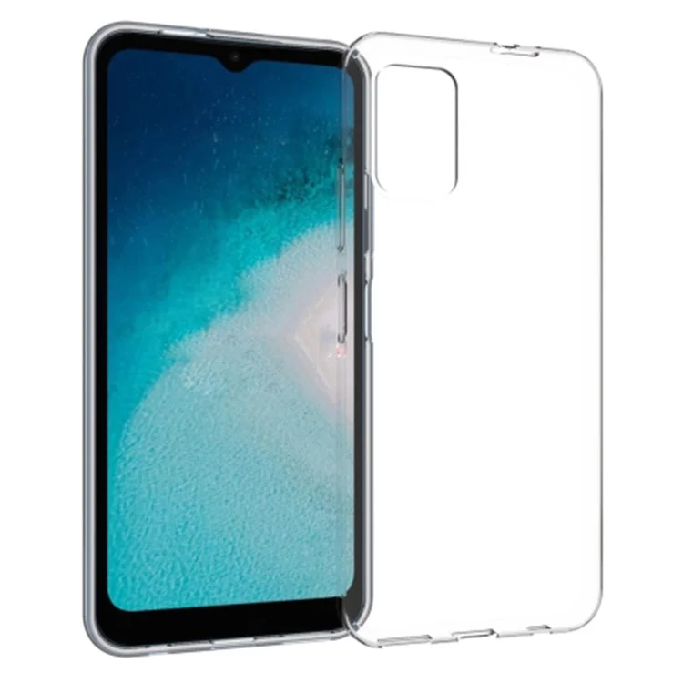 Capa TPU Livre de Marcas d'Água para Nokia C300, Caso de Telefone Protetor Transparente Brilhante