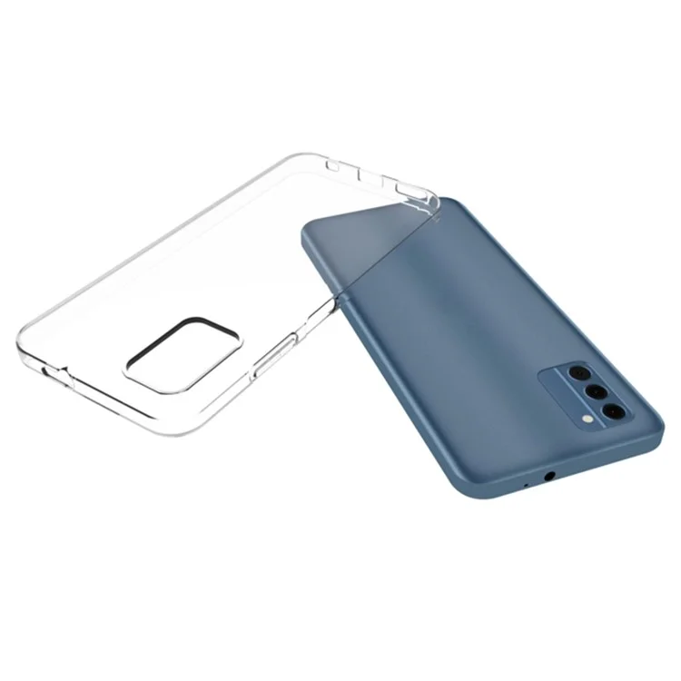 Capa TPU Livre de Marcas d'Água para Nokia C300, Caso de Telefone Protetor Transparente Brilhante