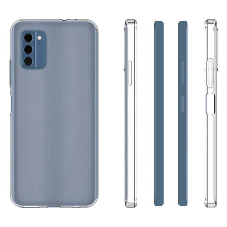 Capa TPU Livre de Marcas d'Água para Nokia C300, Caso de Telefone Protetor Transparente Brilhante