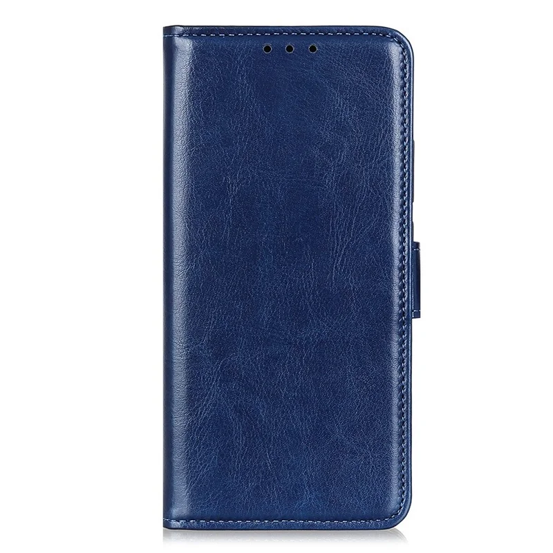 For Huawei nova 11i / Enjoy 60 Pro / Maimang 20 Phone Leather Case Stand Wallet Crazy Horse Texture Cover - Blue