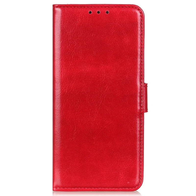 For Huawei nova 11 / nova 12s 4G / nova 12 Lite 4G Flip Wallet Case Crazy Horse Texture PU Leather Stand Phone Cover - Red