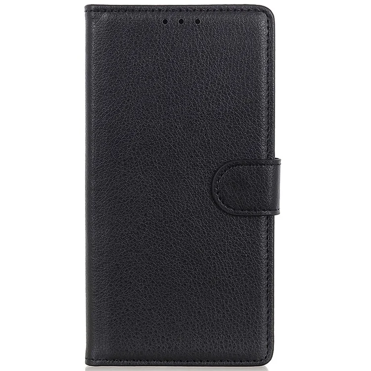 Para Samsung Galaxy S23 FE Cubierta de Flip de Cuero de PU Protectora de Billetera de Soporte - Negro