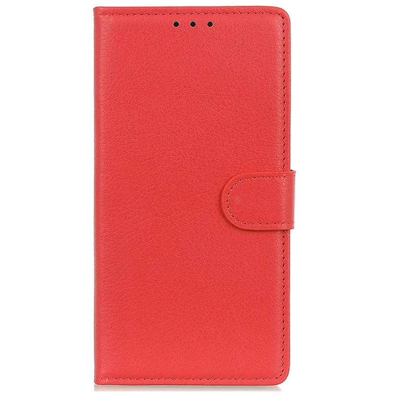 For Samsung Galaxy S23 FE PU Leather Flip Cover Stand Wallet Protective Phone Case - Red