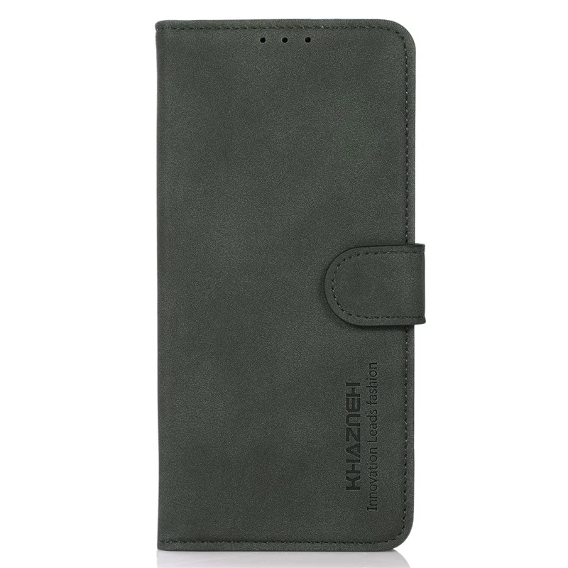 KHAZNEH Para Huawei nova 11i / Enjoy 60 Pro / Maimang 20 Capa de Telefone com Suporte de Carteira de Couro Texturizado - Verde