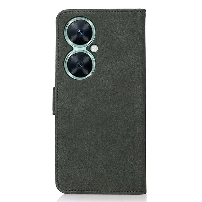 KHAZNEH Para Huawei nova 11i / Enjoy 60 Pro / Maimang 20 Capa de Telefone com Suporte de Carteira de Couro Texturizado - Verde
