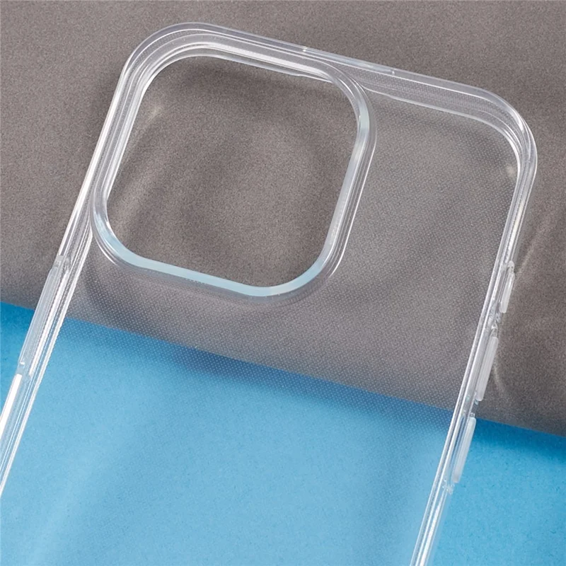 Para iPhone 15 Pro Capa de Celular Resistente a Choques Transparente de TPU Anti-Arranhões