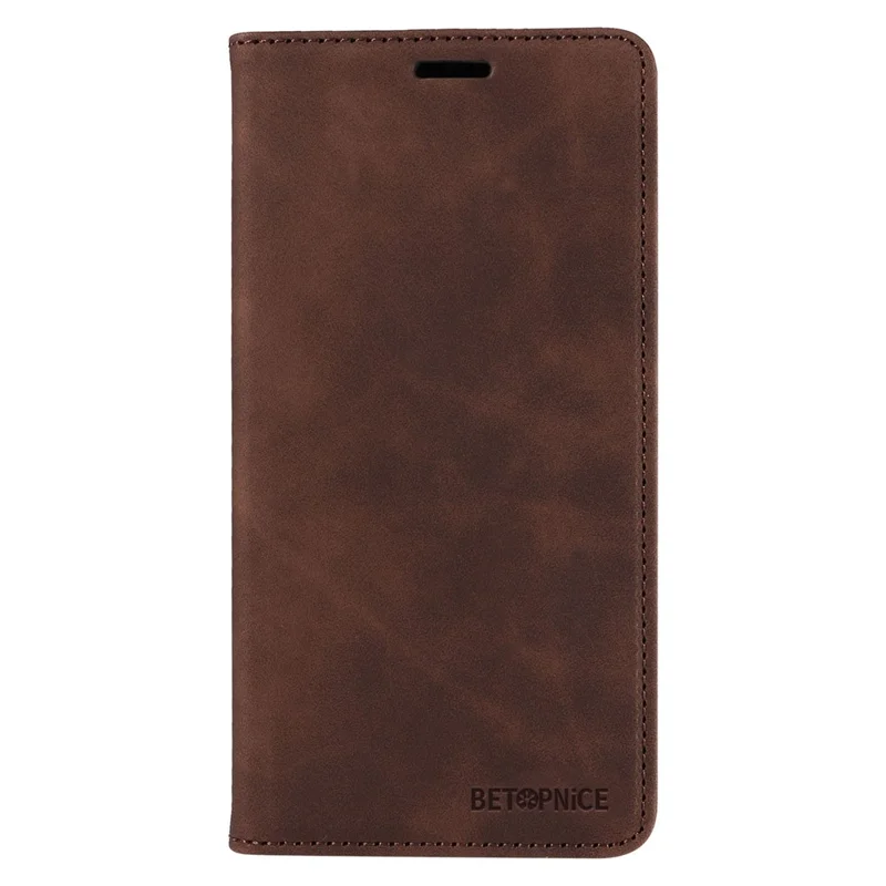 BETOPNICE 003 For Oppo A93 5G / A74 5G / A54 5G / OnePlus Nord N200 5G Leather Phone Case RFID Blocking Stand Shell Wallet Cover - Brown