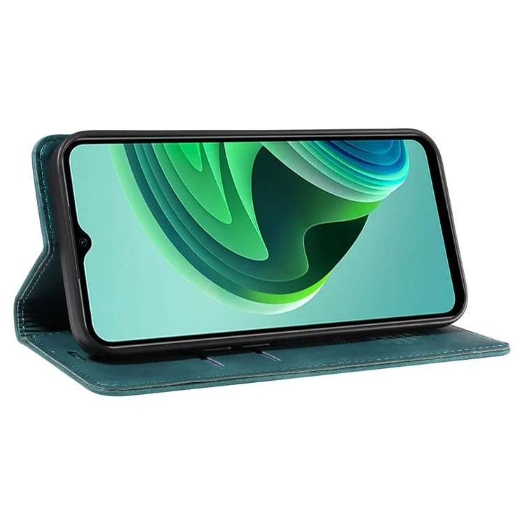 BETOPNICE 003 For Xiaomi Redmi 10 5G / Note 11E 5G / 10 Prime+ 5G / 11 Prime 5G Phone Flip Case Stand Leather RFID Blocking Wallet Cover - Green