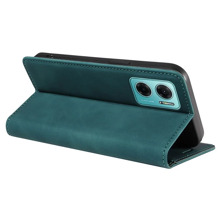 BETOPNICE 003 For Xiaomi Redmi 10 5G / Note 11E 5G / 10 Prime+ 5G / 11 Prime 5G Phone Flip Case Stand Leather RFID Blocking Wallet Cover - Green