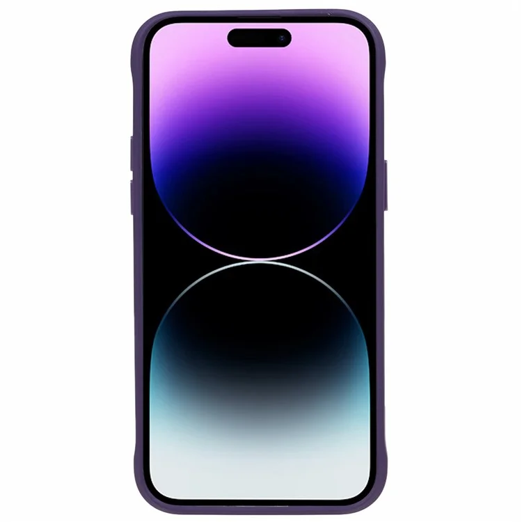 NIMMY PC+TPU+PU Slim Case per iPhone 14 Pro Ricamato Modello Animale Carino Custodia Protettiva per Telefono - Orso