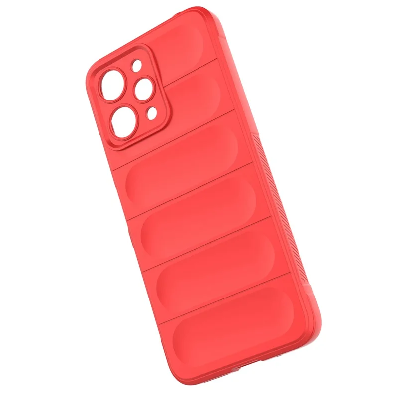 TPU-Handyhülle für Xiaomi Redmi 12 4G, robuste Rückseite, sturzsichere Abdeckung - Rot