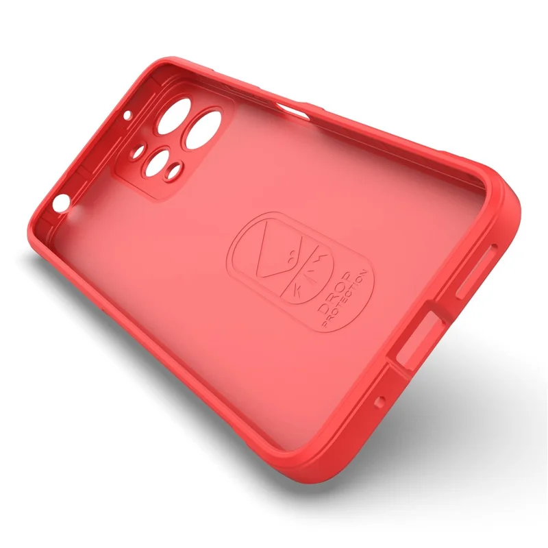 TPU-Handyhülle für Xiaomi Redmi 12 4G, robuste Rückseite, sturzsichere Abdeckung - Rot