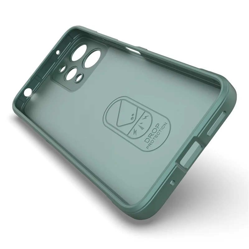 Coque de téléphone en TPU pour Xiaomi Redmi 12 4G, Coque arrière robuste anti-chutes - Vert