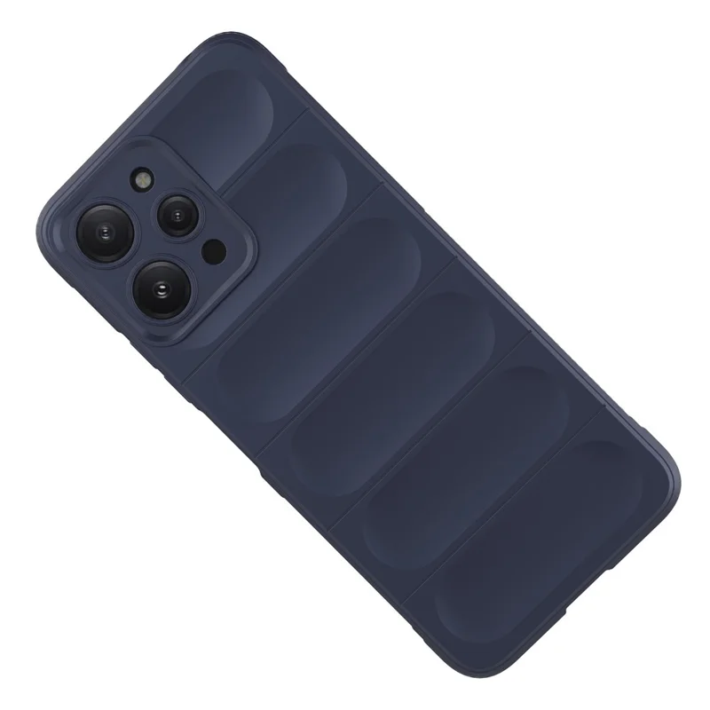 TPU Phone Case for Xiaomi Redmi 12 4G , Rugged Back Dropproof Cover - Dark Blue