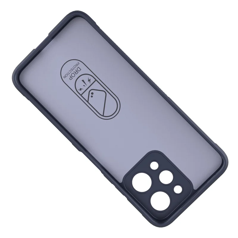 TPU Phone Case for Xiaomi Redmi 12 4G , Rugged Back Dropproof Cover - Dark Blue