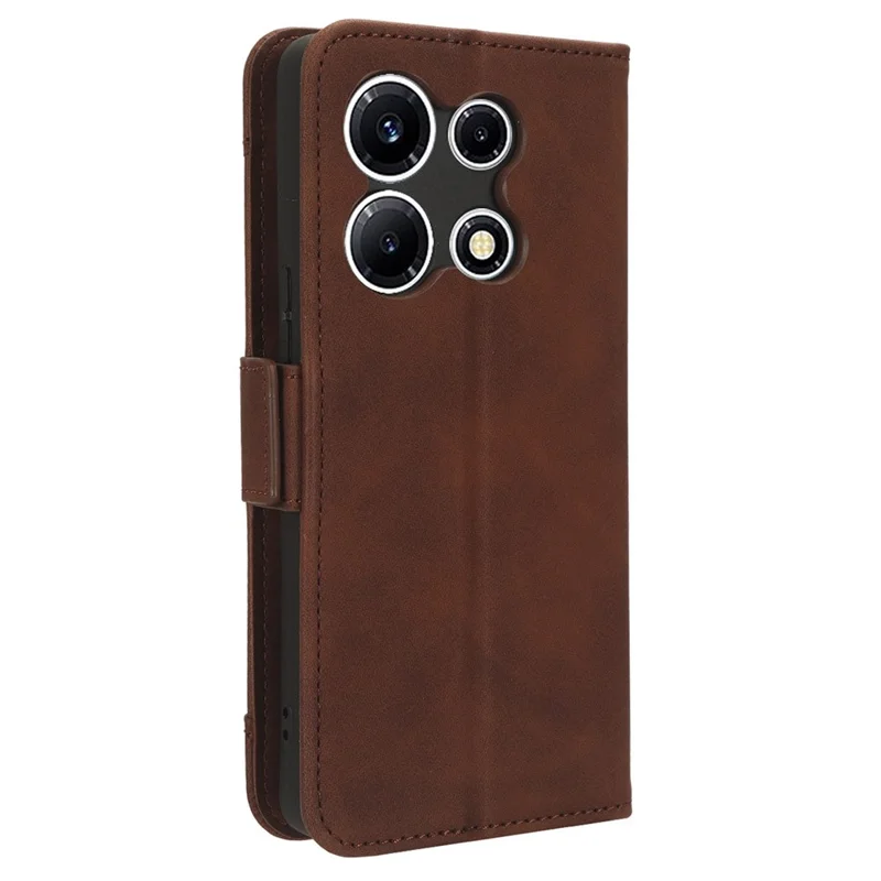 For Infinix Note 30 VIP 5G X6710 Multiple Card Slots PU Leather Case Phone Wallet Stand Cover - Brown