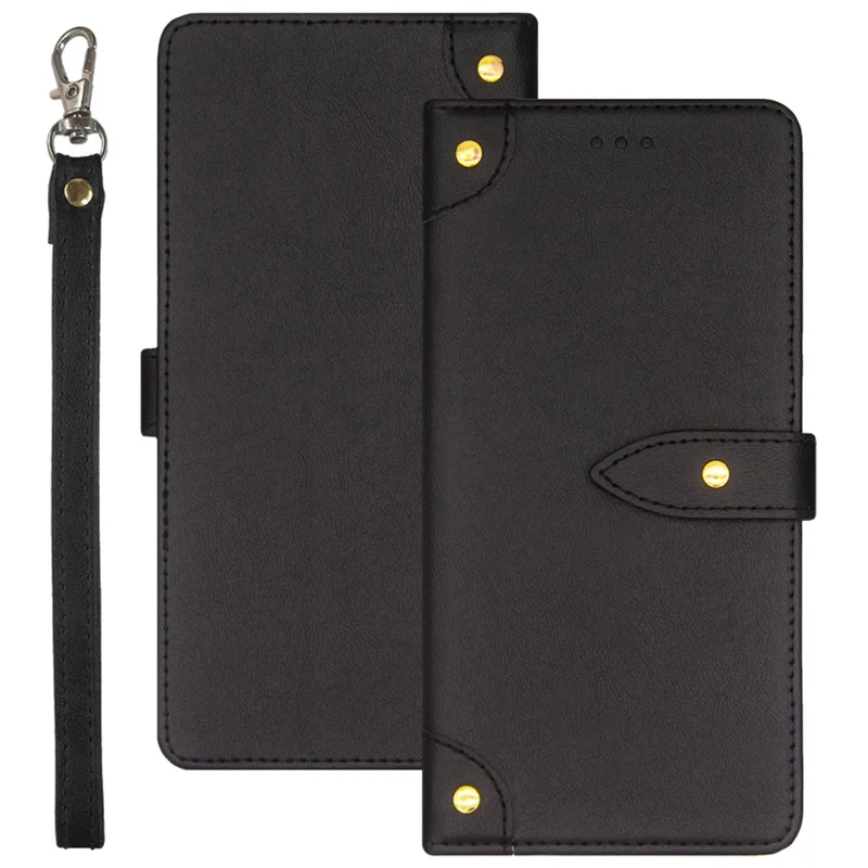 IDEWEI For Xiaomi Redmi Note 12R Pro 5G Splicing PU Leather Stand Case Phone Cover with Card Slots - Black