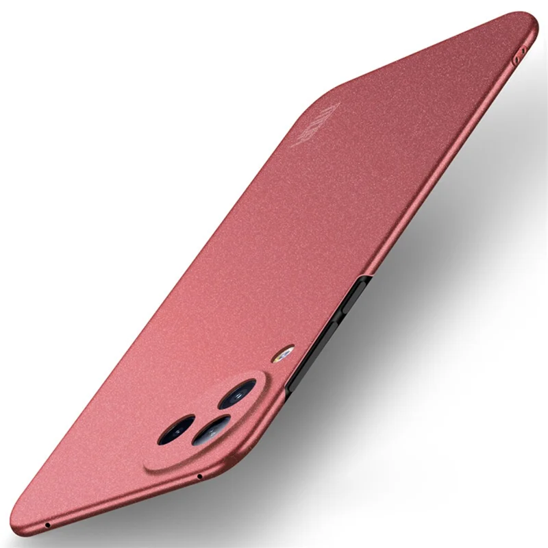MOFI Shield Matte Series For Xiaomi Civi 3 5G Matte Phone Case Anti-Scratch Ultra-Thin Hard PC Cover - Red