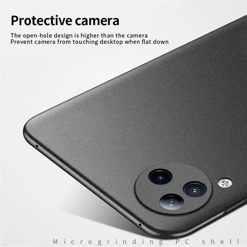 MOFI Shield Matte Series For Xiaomi Civi 3 5G Matte Phone Case Anti-Scratch Ultra-Thin Hard PC Cover - Red