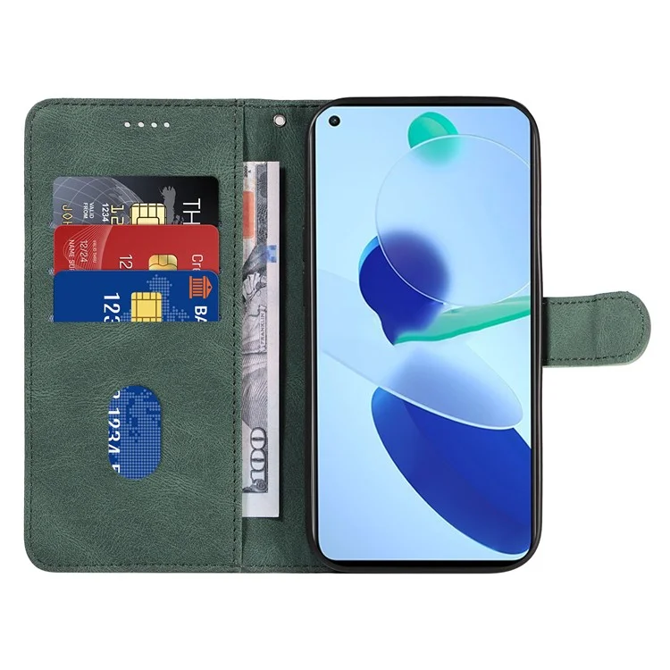 Per Xiaomi Mi 11 Lite 4G / 5g / 11 Lite 5G NE Wallet pe Coperchi - Verde