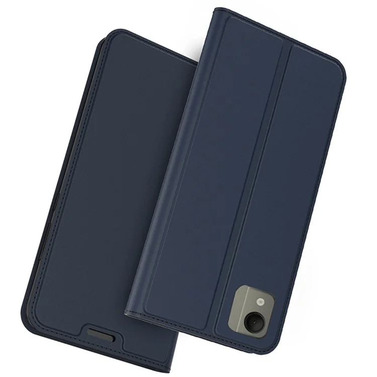 For Nokia C110 Shockproof Phone Case Card Holder PU Leather Stand Cover Magnetic Closure Shell - Blue