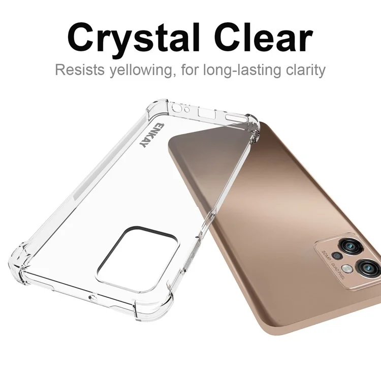 ENKAY HAT PRINCE Pour Motorola Moto G Power 5G Étui téléphone antichoc en TPU avec film de protection d'écran en verre haute aluminium-silicium